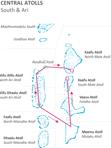 Maldives Central Atolls - South & Ari