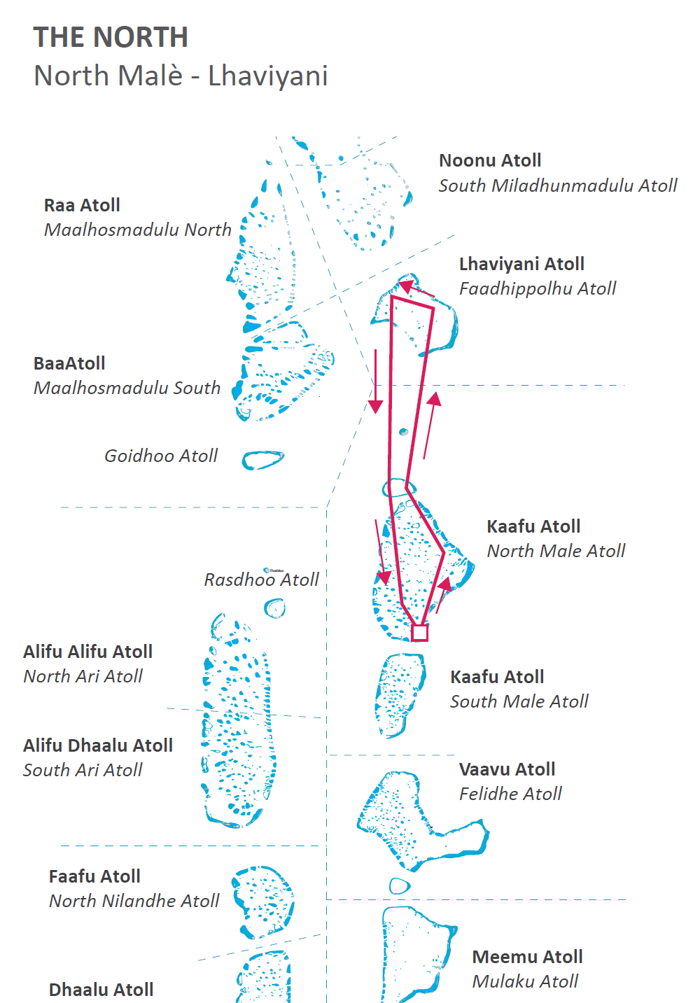 “THE NORTH ITINERARY” Malè-Kashidhoo- Lhaviyani Atolls