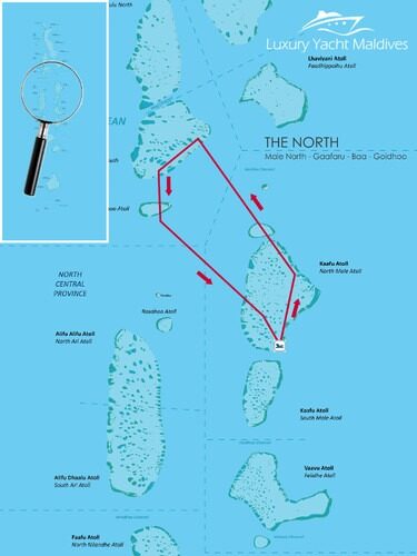 Itinerario Nord Maldive