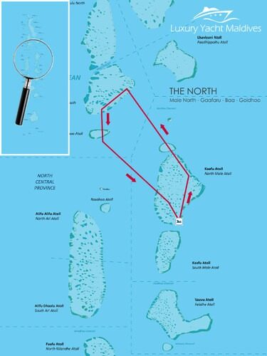 Itinerario Nord Maldive