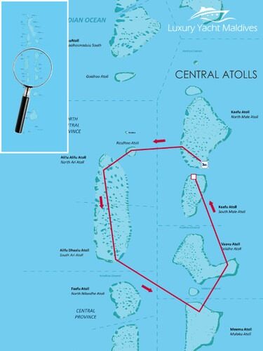 CENTRAL ATOLLS South and Ari
