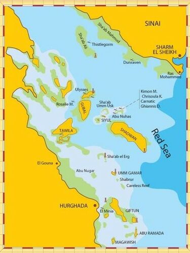 NORTH Departs from and returns to: Hurghada